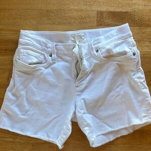 Crewcuts Bright White Jean Shorts size 12